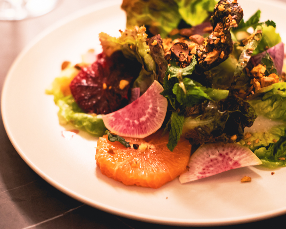 Little Gem Salad with Shallot Vinaigrette – Flamingo Estate
